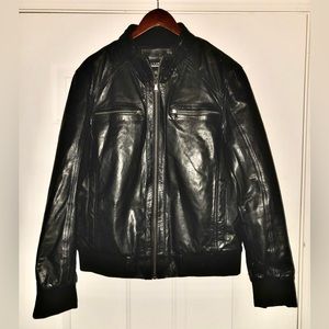Emanuel Genuine Leather Jacket Large